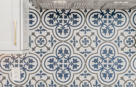 handcrafted backsplash
